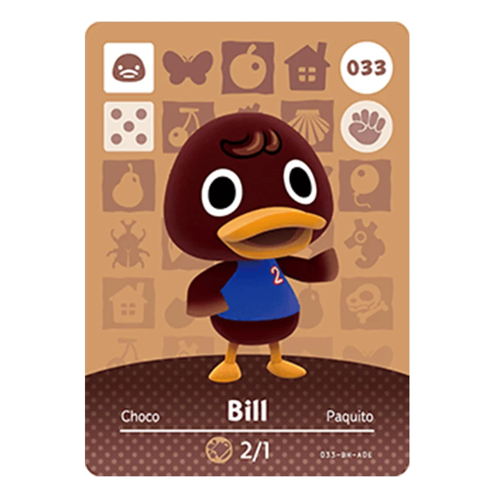 Nuova carta a foglia incrociata NS Switch Nuova scheda NFC Animal Crossing 3DS 031-054