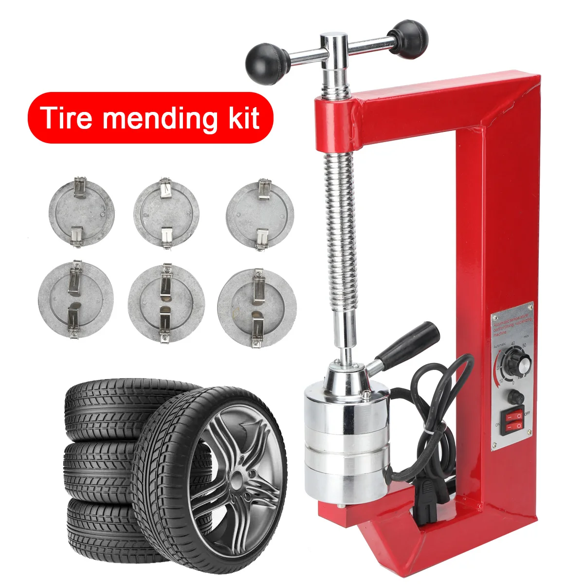 Car Automatic Temperature Control Vulcanizing Machine Tire Repairing Equipment Car Repair Tools Set