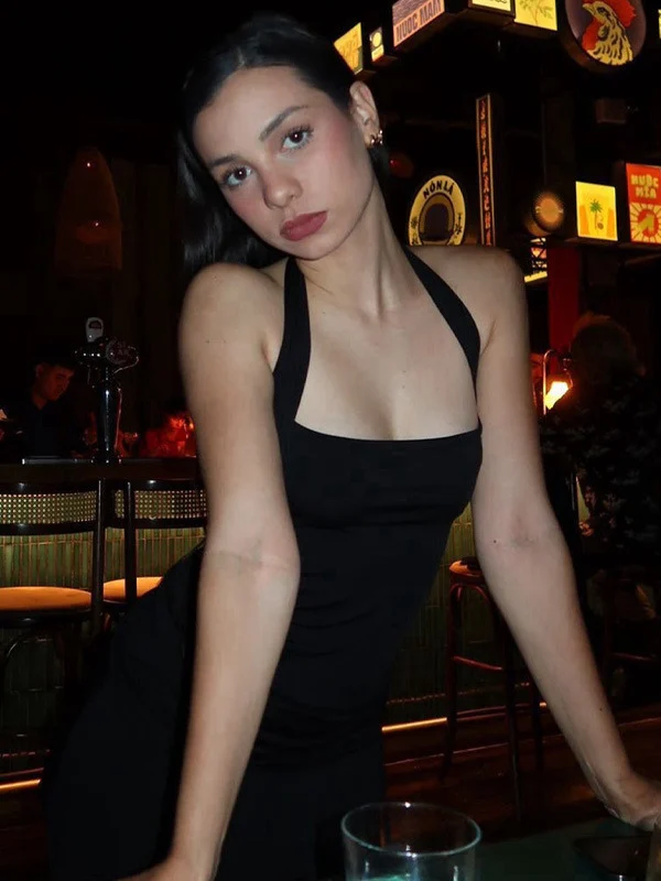 Sexy Slim Fit Appeso Ne Avvolto Petto Design originale Or Lunghezza Top a tubo Gilet da donna Strapl Primavera Estate Koko Diva