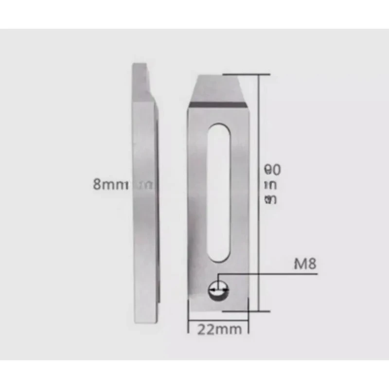 1PC Wire EDM Stainless Jig Holder for Clamp 90x22x8mm M8 Screw Machine Tool