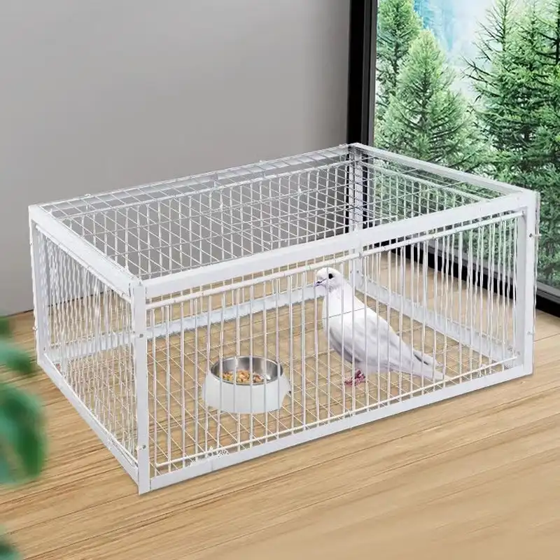 2Door Auto Trap Bird Cage Rabbit Cage Mouse Cage Entry Only and No Exit Thickened and Encrypted Automatic Pigeon Collecting Tool