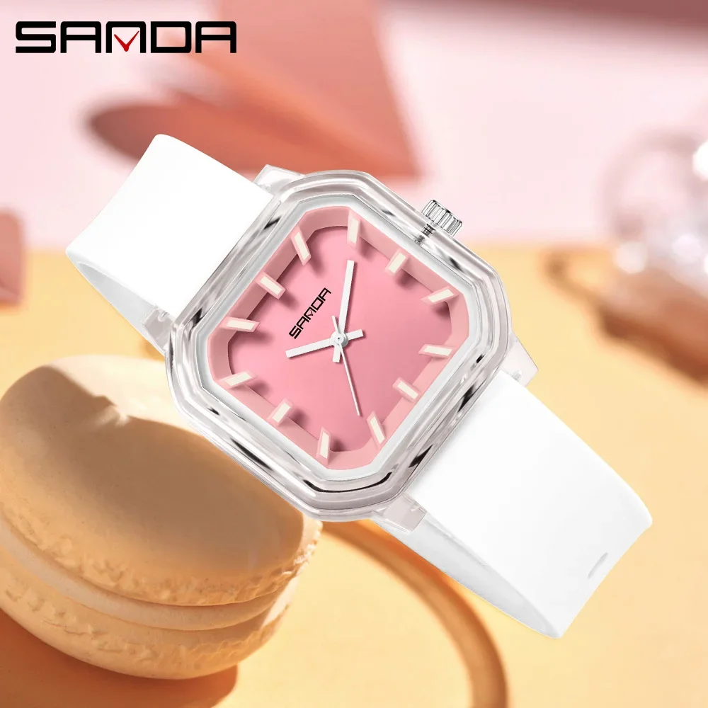 SANDA Brand Fashion Super Cool Trend Design Sports  30M Waterproof Youth Watch Simple Exam Silent Boys and Girls Quartz Watch
