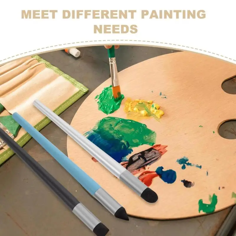 1Pcs Art Supplies Oil Pastel Smudge Stumps Soft Sponge Universal  Brushes for Home Art Creation