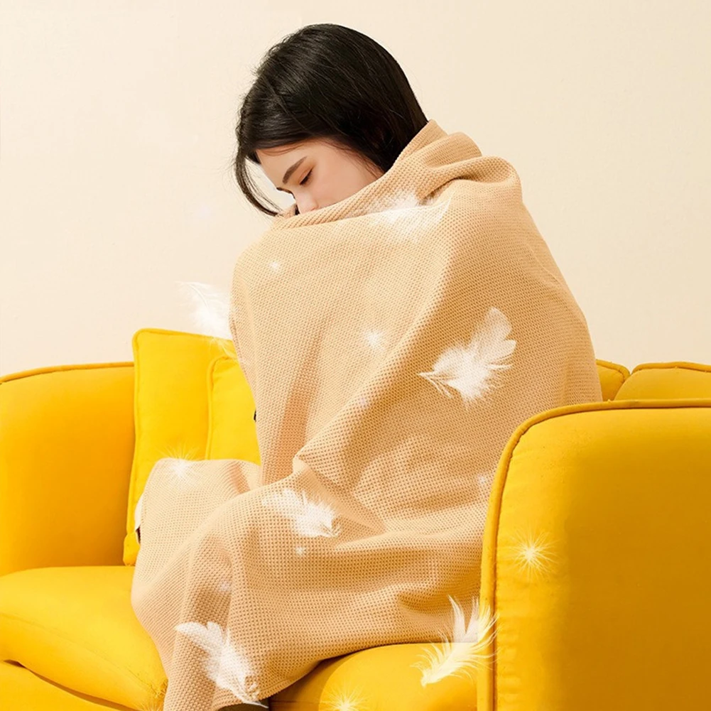 Description Picture 4 of itemWearable USB Electric Heated Blanket Heating Electric Blanket Shawl Portable Body Warmer Blanket for Home Office