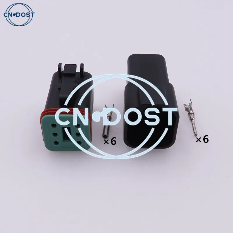 6 Pin Black Dt DT06…