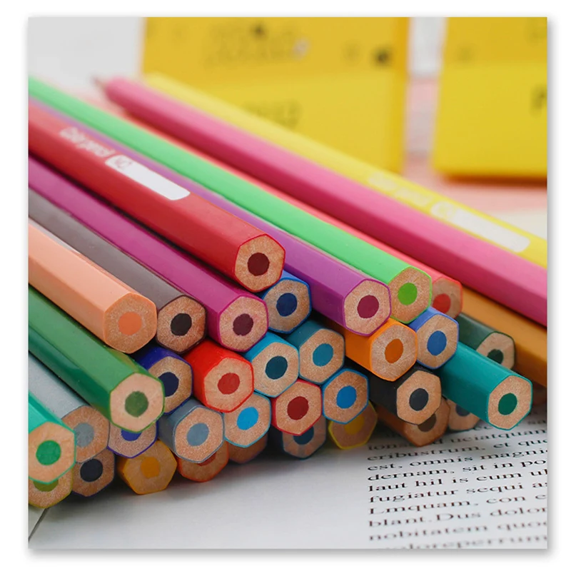 ZOCO คู่มือการใช้งานกล่องกลับไปโรงเรียนพร้อมกล่องพริสมาคัลเลอร์ดินสอสี ดินสอสี ดินสอสีวาดด้วยมือ เครื่องเขียน