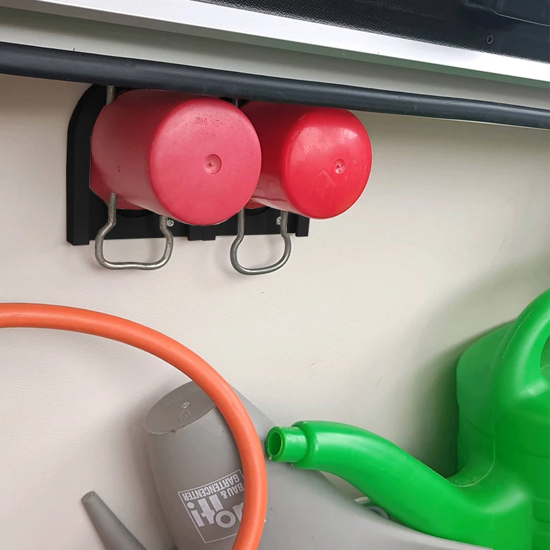 RV Gas Tank Cap Bracket Wall-Mounted Storage Rack Motorhome Caravan Outdoor Camper Gas Accessories For Basements Garages