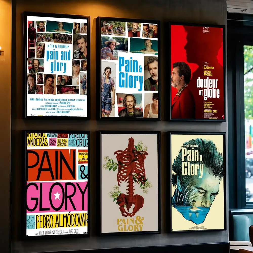 classic movie P-Pain and Glory 2019-Y Poster Minimalist Wall Sticker for Cafe Office Bar Home Decor and Gift