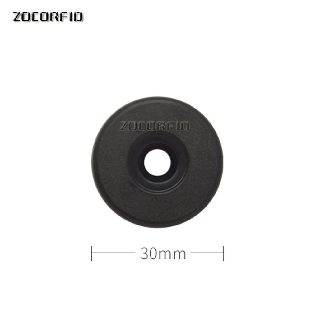 125KHZ TK/EM4100 Diameter 30mm Round Anti-water rfid tag Guard Patrol Points RFID Coin Card With  Adhensive Sticker