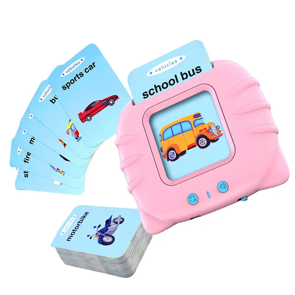 1 セット英語学習カードマシン子供の早期教育単語学習供給子供の絵知識デバイスポータブル