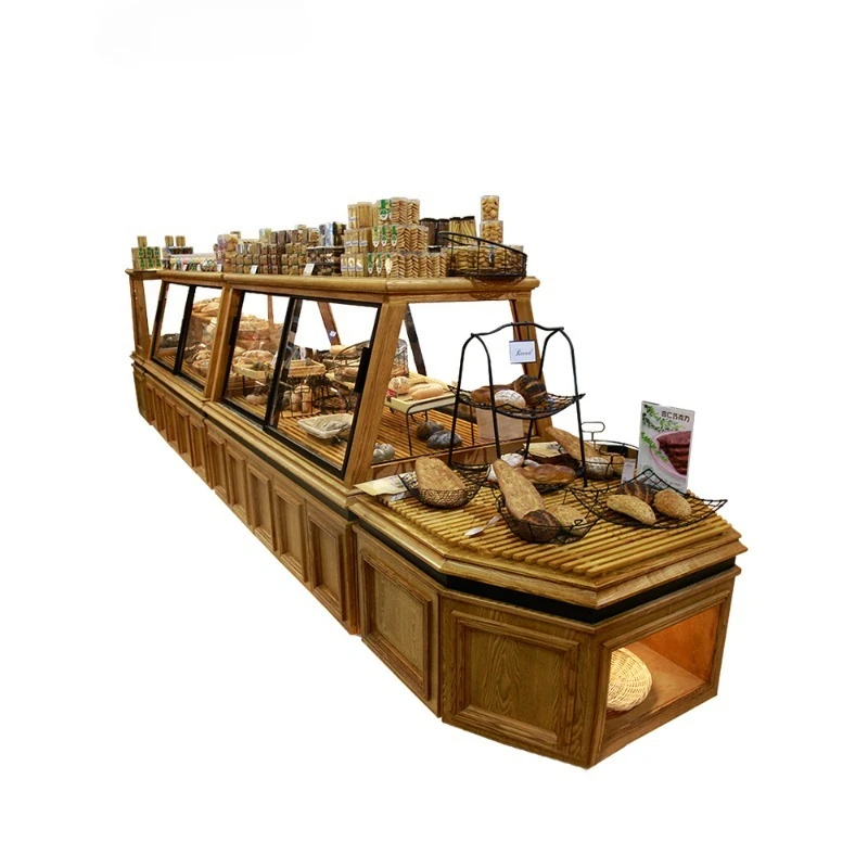 Japanese-style bread cabinet Nakajima cabinet bread display , bread rack, display stand cake shop full set of equipment