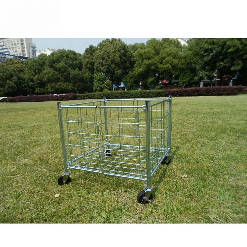 Custom Size Foldable Stainless Steel Soccer Basketball Volleyball Cart