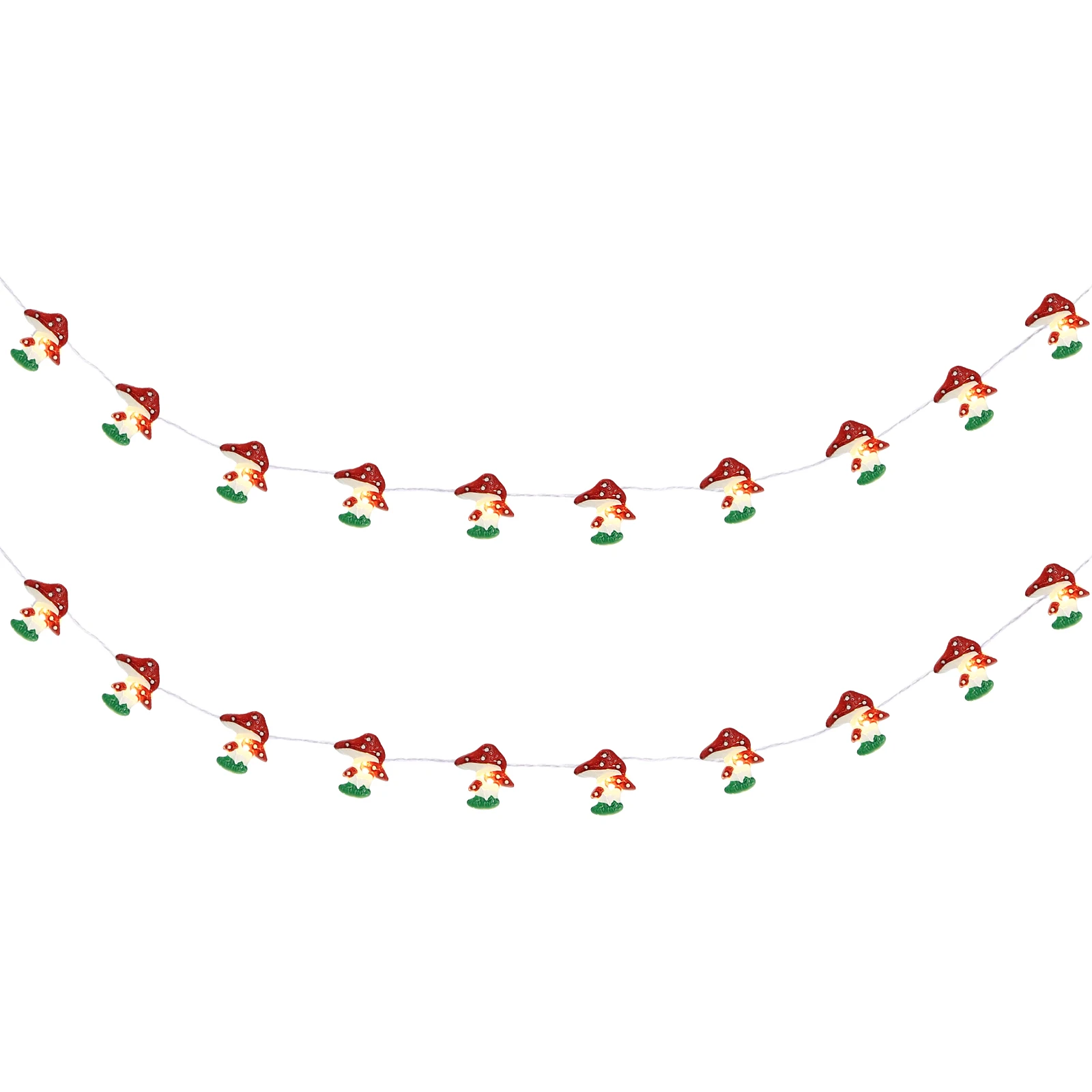 

Mini Mushroom String Light Decorative LED Fairy Lights for Bedroom Garden Path Porch Tree Window Balcony Fence Creative