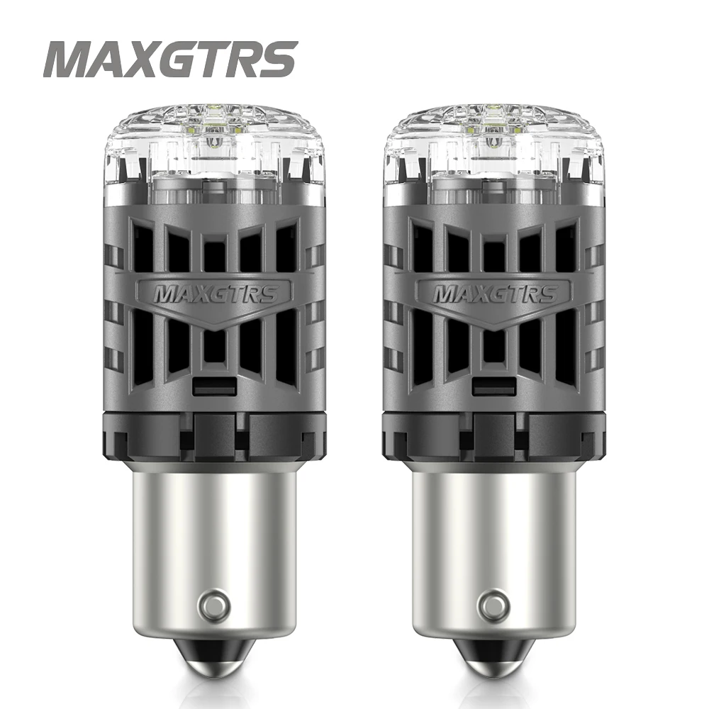 2X 7440 LED T20 W21W WY21W 1156 BA15S P21W PY21W LED Bulbs Turn Signal Light No Hyper Flash Canbus No Error Amber Yellow