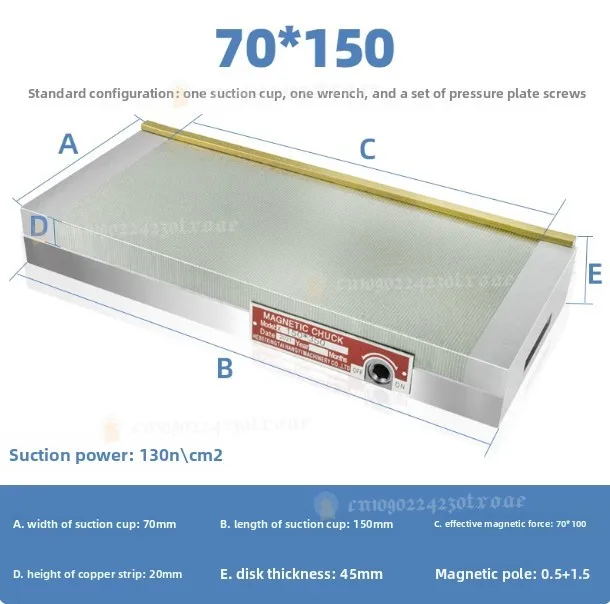Krachtige Permanente Magneetplaat - Mini Neodymium Plaat voor CNC, Frezen & Precisieslijpen