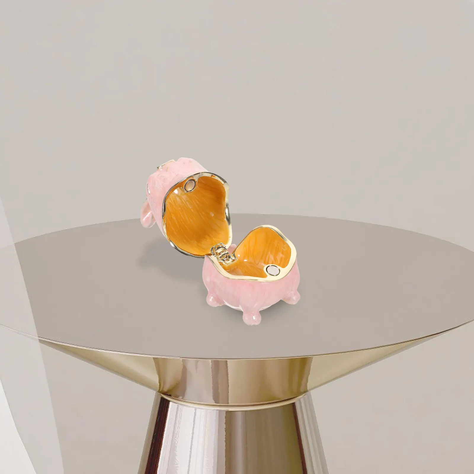 

Шкатулка для украшений в форме свиньи: креативный органайзер, уникальный аксессуар для демонстрации, красивый дизайн, легко открывается и закрывается, коробка для хранения памятных вещей, настольная.