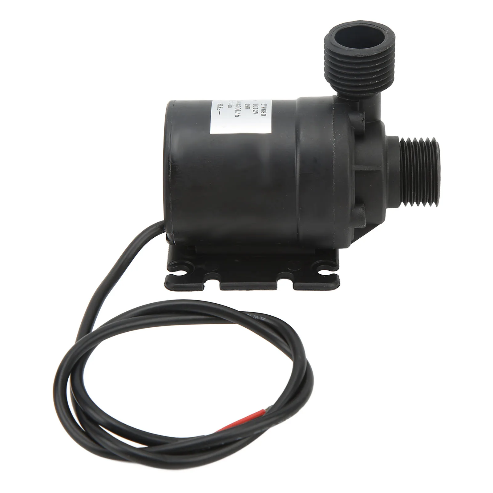 DC12V Brushless Submersible Water Pump IP68 Waterproof, 16.4ft Lift Low Noise Pump For Fountain, Pool, Aquarium And Auto Equipme