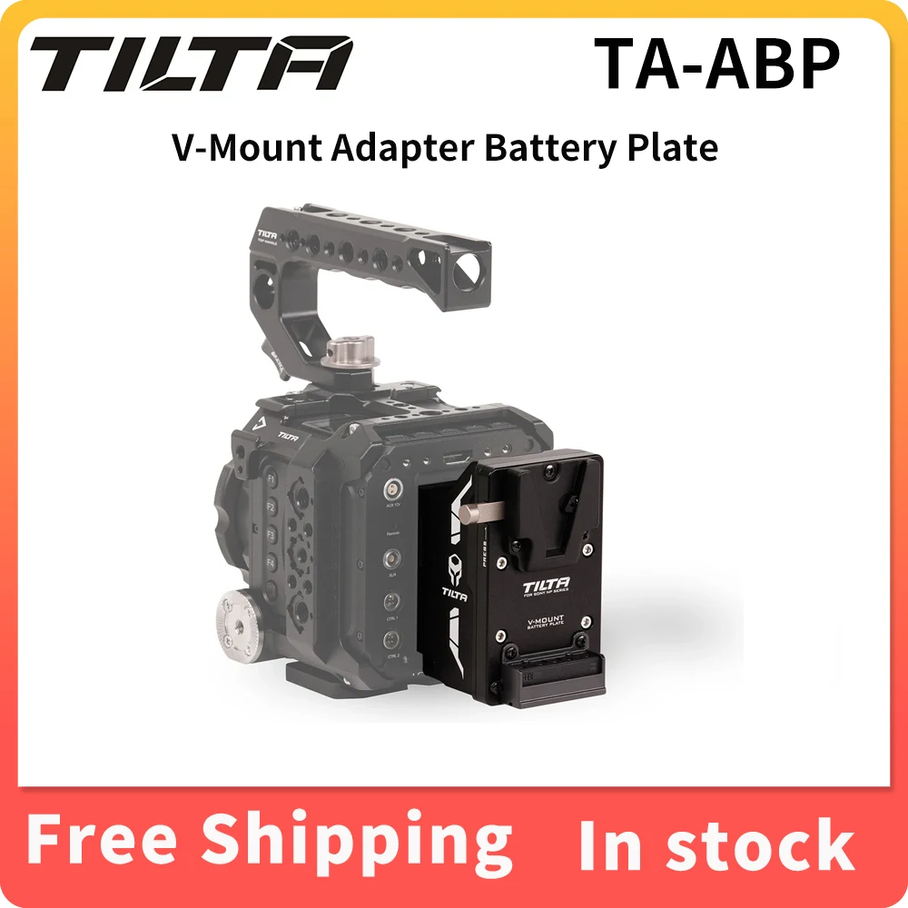 

Tilta TA-ABP-G For Z CAM Cameras Sony L Series to V-Mount Adapter Battery Plate