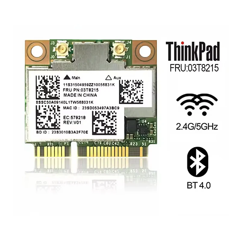

BCM94352HMB FRU 03T8215 802.11ac 867 Мбит/с BT4.0 Wi-Fi беспроводная сетевая карта с поддержкой haskintosh для Y510p Y410p Y430P