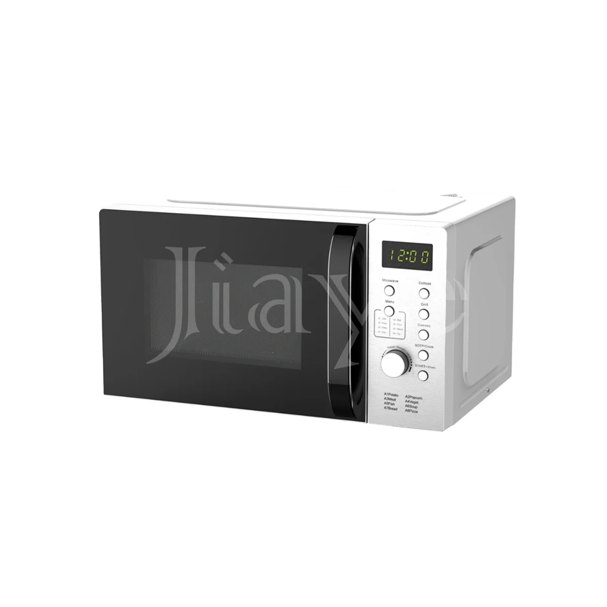 Multifunction 28L Convection Microwave Oven with Grill and Rotating Turntable for Even Cooking