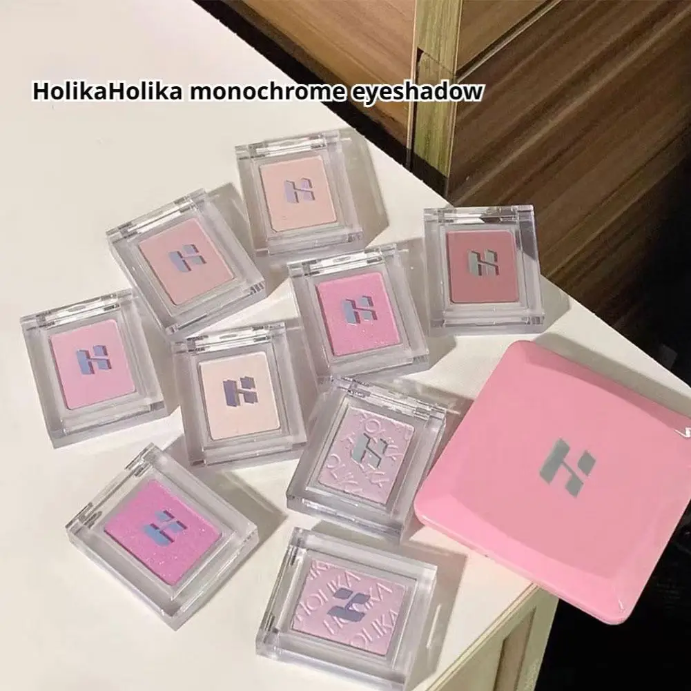 Korean Original Monochrome Matte Pearlescent Eyeshadow Holika Holika My Fave Piece Eyeshadow Cheek Eye 2in1 Facial Blush Makeup