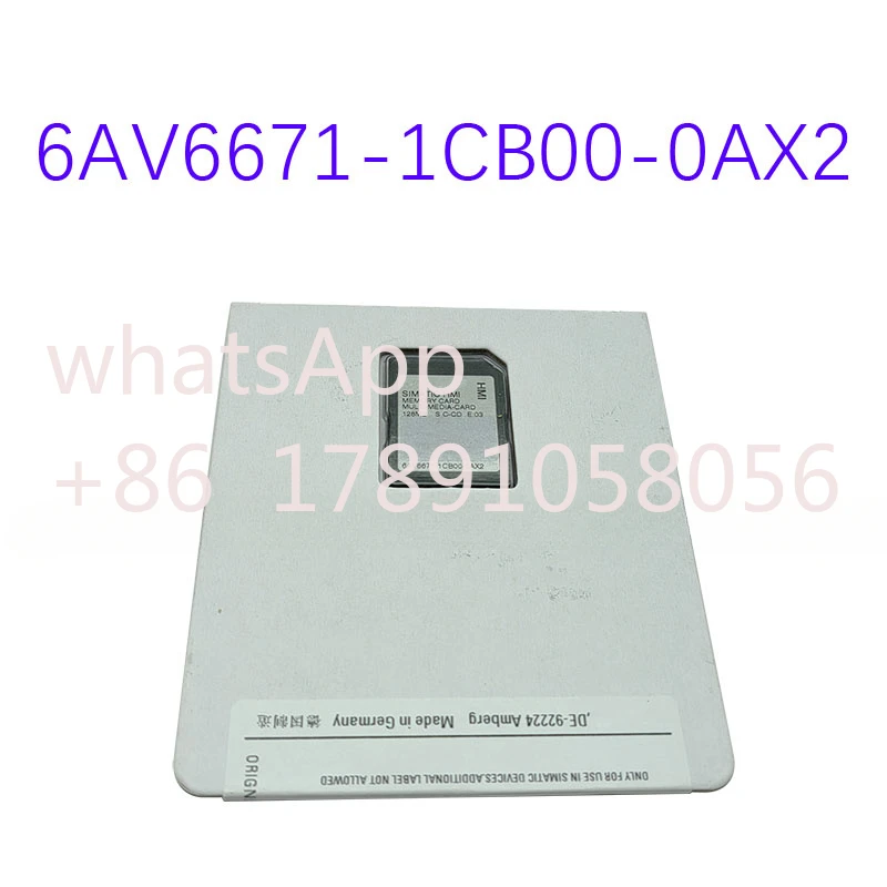 Brand new original 6AV6671-1CB00-0AX2 HMI touch screen memory card 128 6AV66711CB000AX2 spot