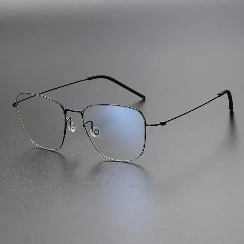 Top Grade Denmark Titanium Prescription Frames for Men Screwless Glasses Women's Anti Blue Light Spectacle Ultra-light Eyewear