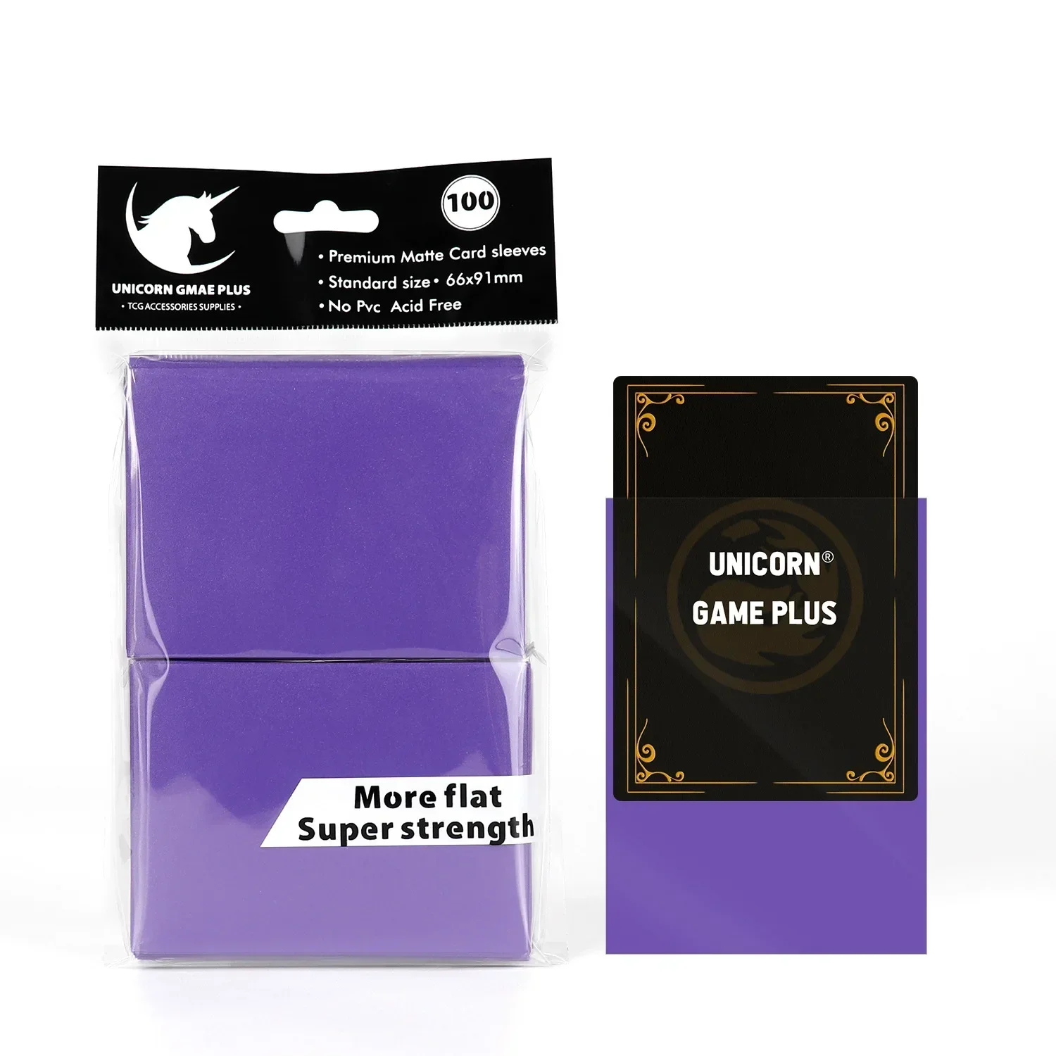 100 Stück 66x91mm Matte Standardgröße Kartenhüllen TCG Sammelkarten-Schutz für Tarot-Schutz, Brettspiele, Magische Abdeckung PKM – Detail 20