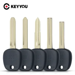 KEYYOU Uncut Key Blade Car Transponder Key Shell For Toyota Fit Lexus No Chip Fob Case Replacement TOY41 TOY43 TOY40 TOY47