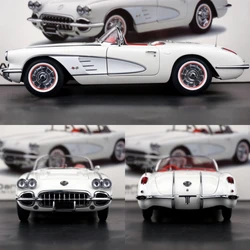 Autoart 1:18 C1 1958 1959 Vintage Car Simulation Limited Edition All Open Alloy Metal Static Car Model Toy Gift