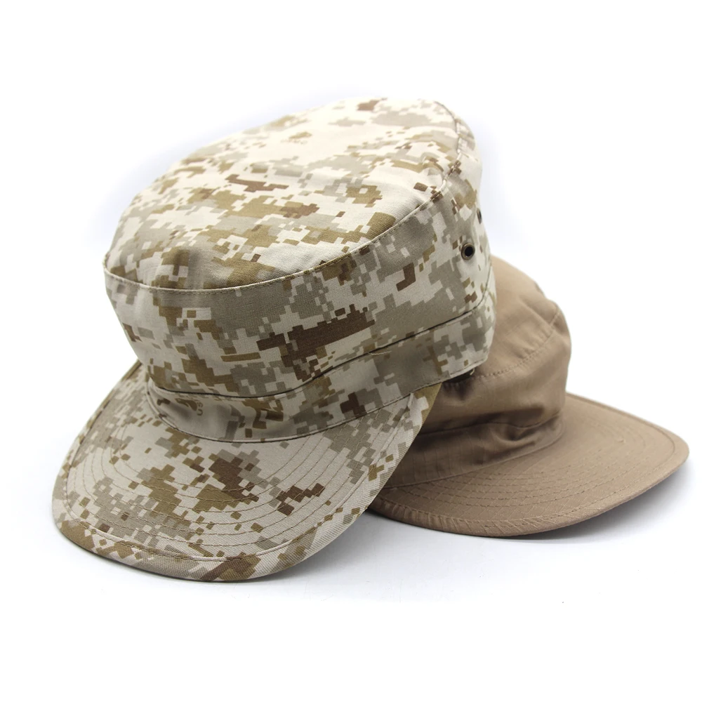 Outdoor Men\'s Hunting Cap Snapback Caps Camouflage Hat Military Army Tactical Peaked Sports Camping Hiking Sunhat Flat Top Hat