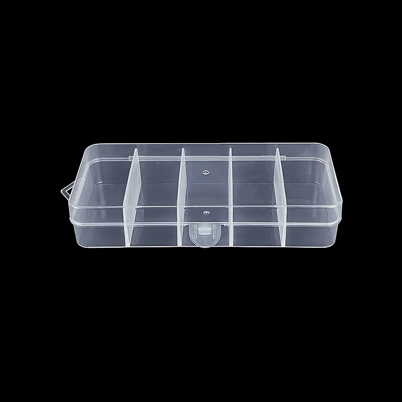 Transparent Fruit Fork Storage Box Organizer Plastic Storage Case Container For Kids Fruit Fork Organizer Display Box