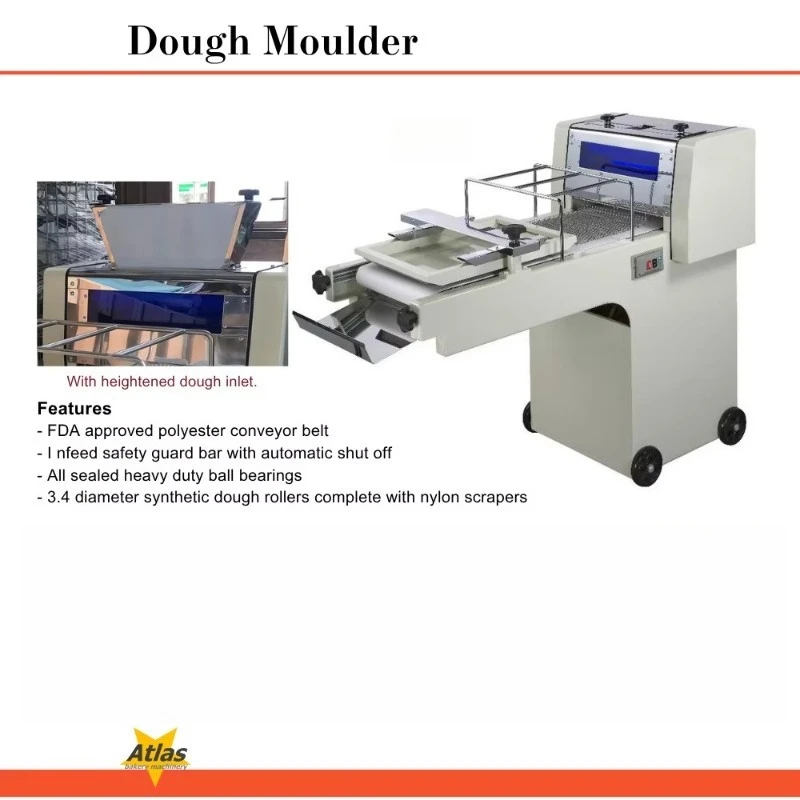 Electric Bread Moulder Industrial 304 Stainless Steel Equipment with 3000 Pcs/h Capacity for Toast Loaf Bakery Production