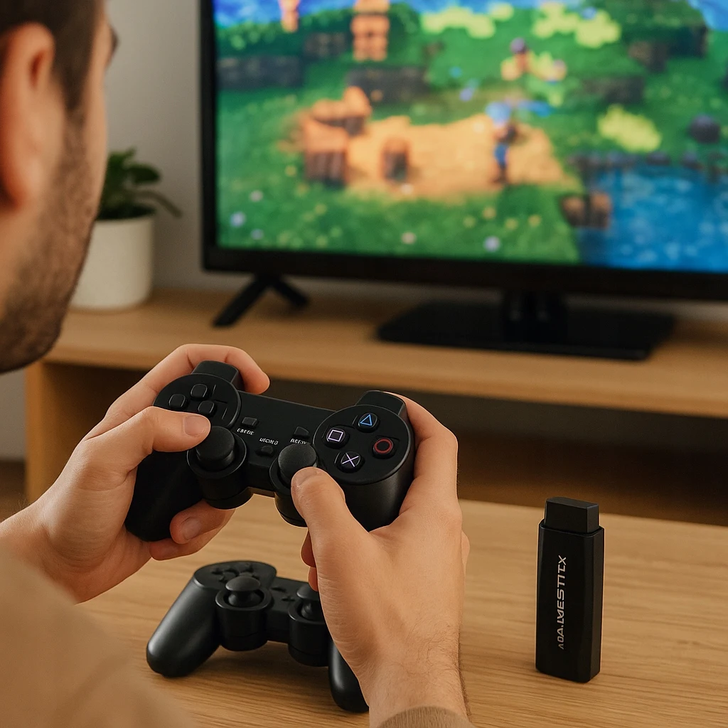 وحدة تحكم ريترو لتلفزيون HDMI 2000 + لعبة 2 بطاقات لاسلكية متحركة