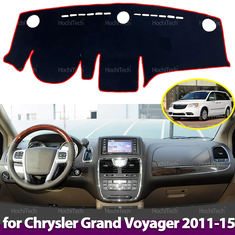 For Chrysler Grand Voyager 2011-2015 LHD RHD Dashboard Cover Dash Board Mat Carpet Pad Shade Cape Blanket Accessories