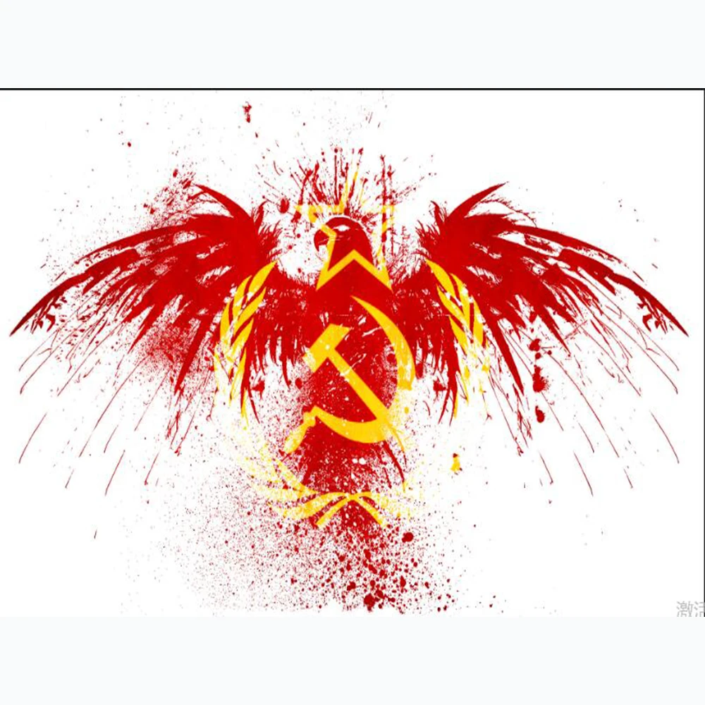 

90x150cm CUSTOM Soviet Union Art Flag with BIRD GIFT BANNER