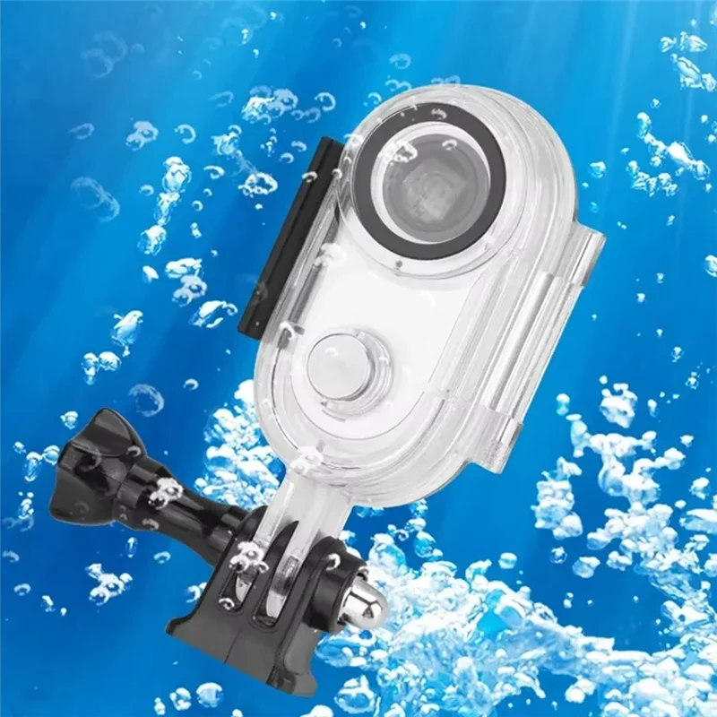 

ABAC-водонепроницаемый защитный чехол для Insta360 GO 3/3S, корпус для дайвинга, защитный чехол для камеры с большим пальцем и стержнем для дайвинга