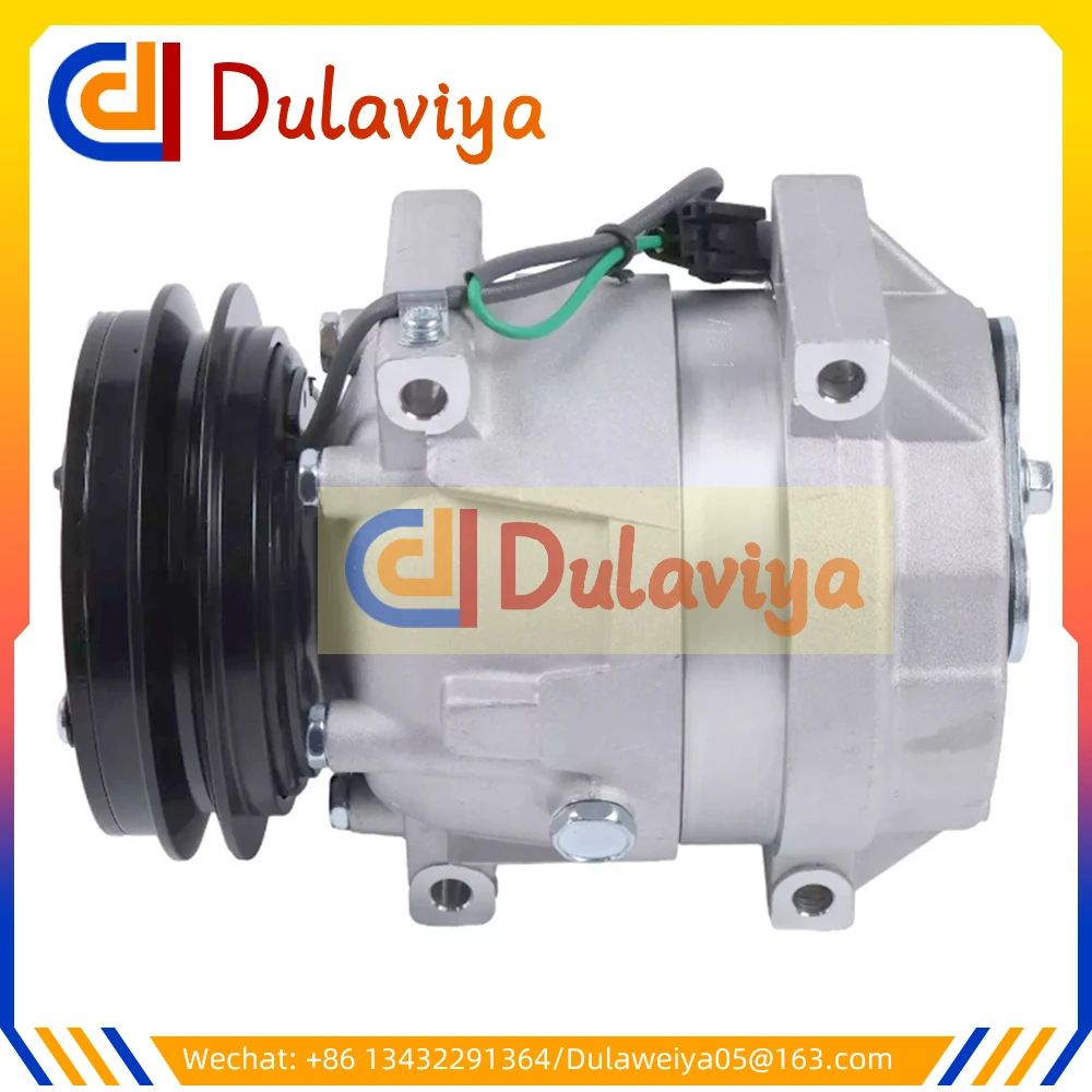 

New V5 AC Compressor For Hyundai HW210 HL740-7A HW140 HW160 11Q6-90041 11Q6-90040