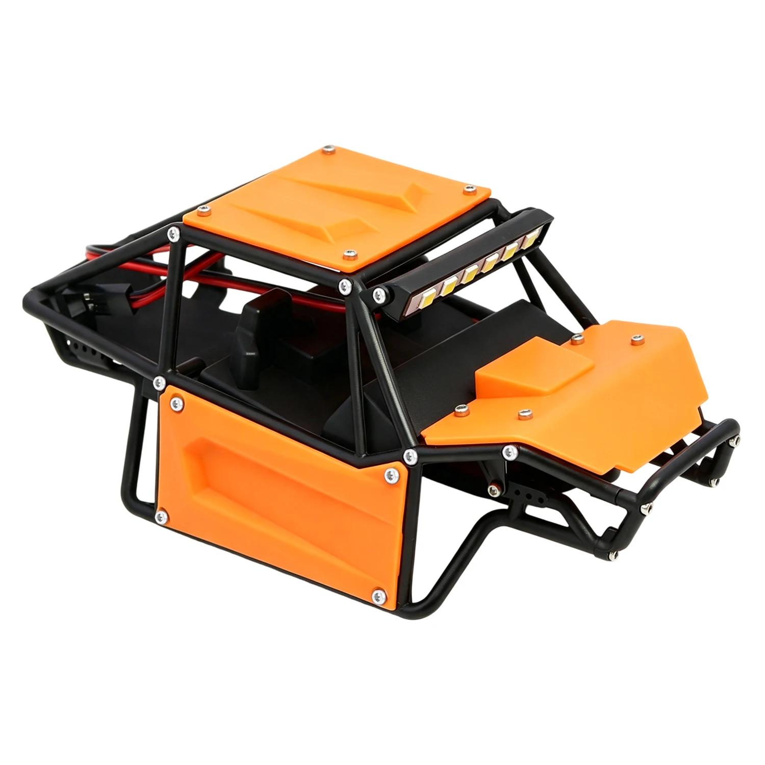 Nylon RC Roll Cage Body Shell for RC Crawler Car Axial 1/24 SCX24 C10 JEEP JLU Bronco Robust Construction Chassis Kit Upgrade