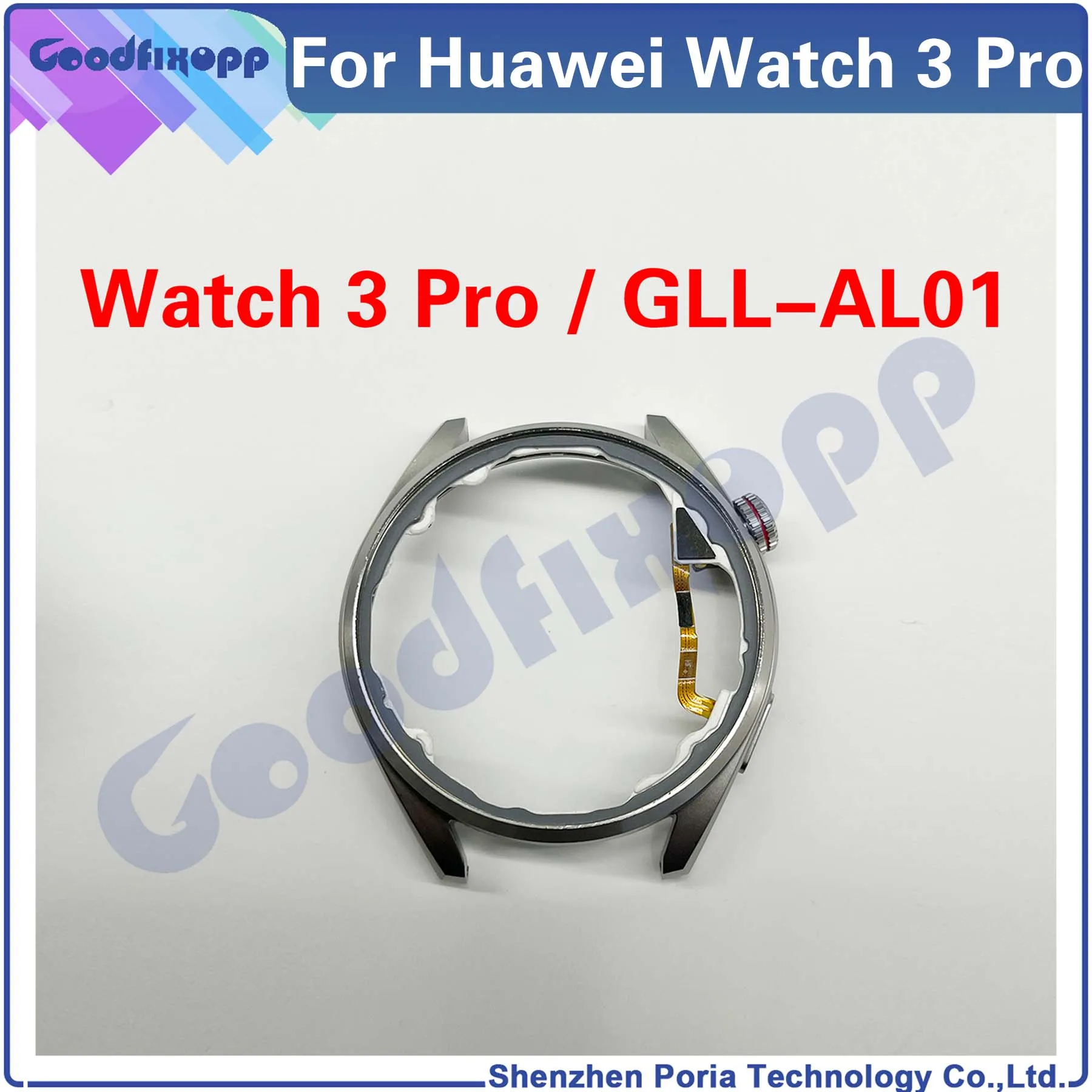 

For Huawei Watch 3 Pro 48MM GLL-AL01 Watch3Pro Middle Frame LCD Support Mid Faceplate Bezel Repair Parts Replacement