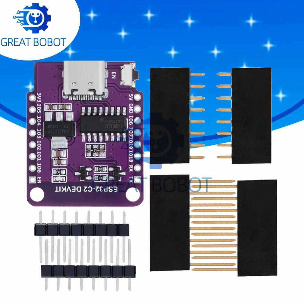 BS Wemos D1 Mini ESP8266 ESP32 ESP32-C2 ESPC2-12 DevKit Serial WIFI+luetooth CH340G ESP8684 Development Board Module For Arduino