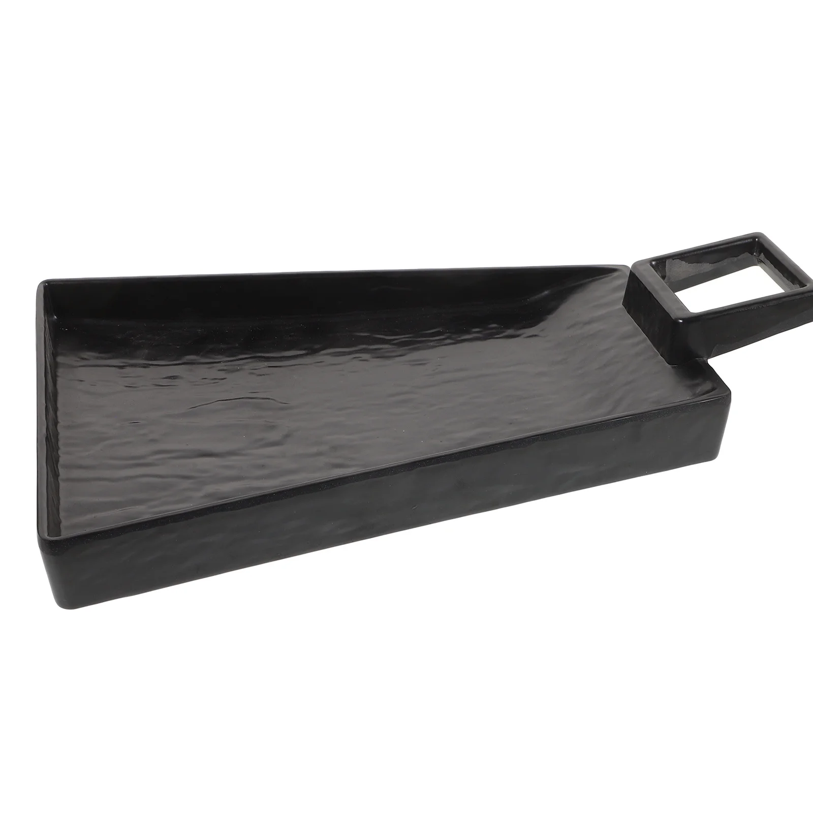 

Large Special Shovel Design Plate Smooth Curved Surface Food Plate Appetizer Dessert Serving Dish for Outdoor Dining