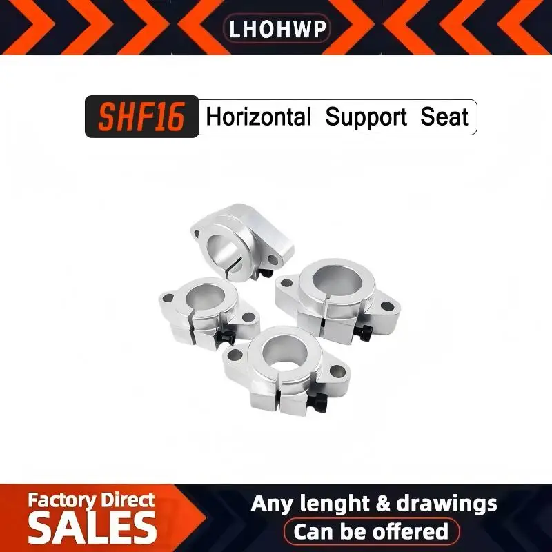 Precision Ground SHF16 Horizontal Fixed Shaft Holder For 16mm Linear Optical Axis Diameter 16mm
