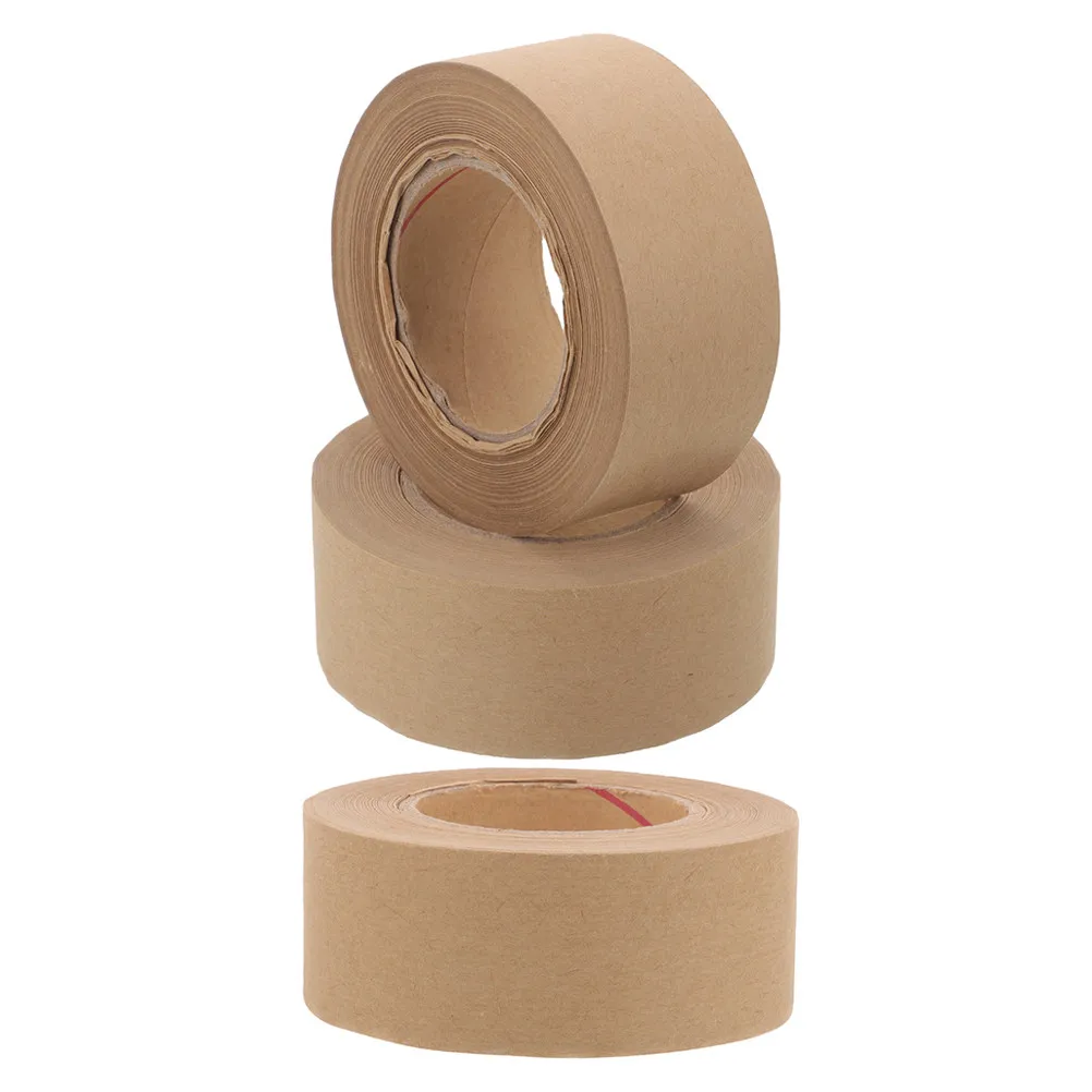 3 Rolls Water Activated Framing Tape Paper Based for Watercolor Painting Art Mounting Picture Frame Backing Tear Resistant