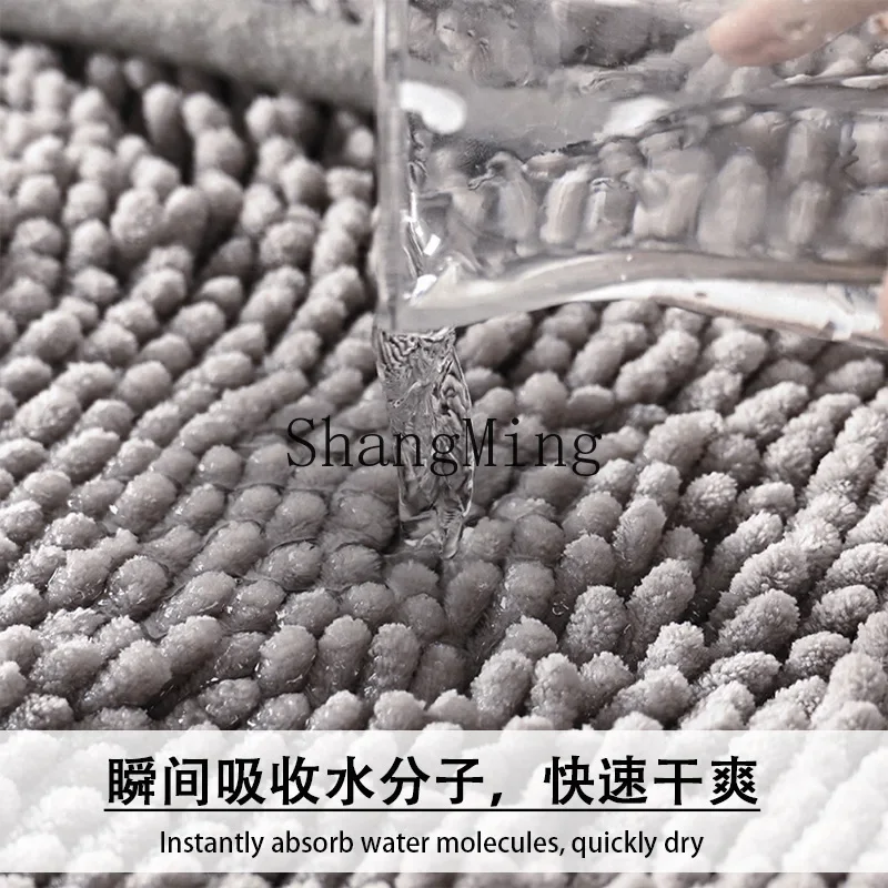 

CL new chenille bathroom thickened floor absorbent mat bath room door quick-dry wipe floor mat bathroom