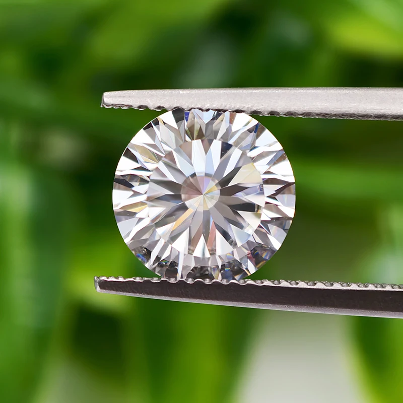 New White Millennium Cut Moissanite Loose Stones 1.0-5.0ct D Color Certified by GRA for Jewelry Making