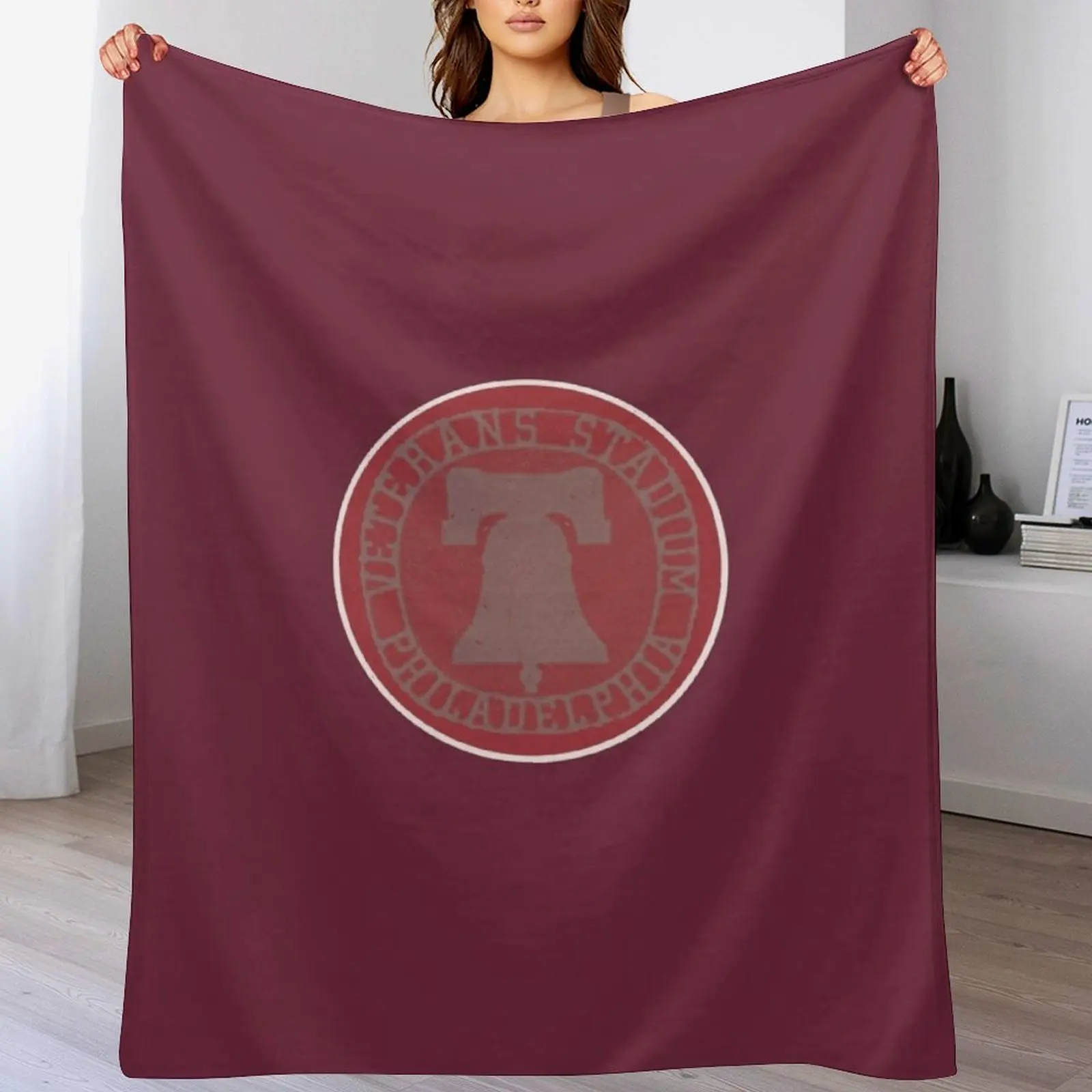 

Veterans Stadium Throw Blanket All Weather Soft Throw Blanket for Sofa