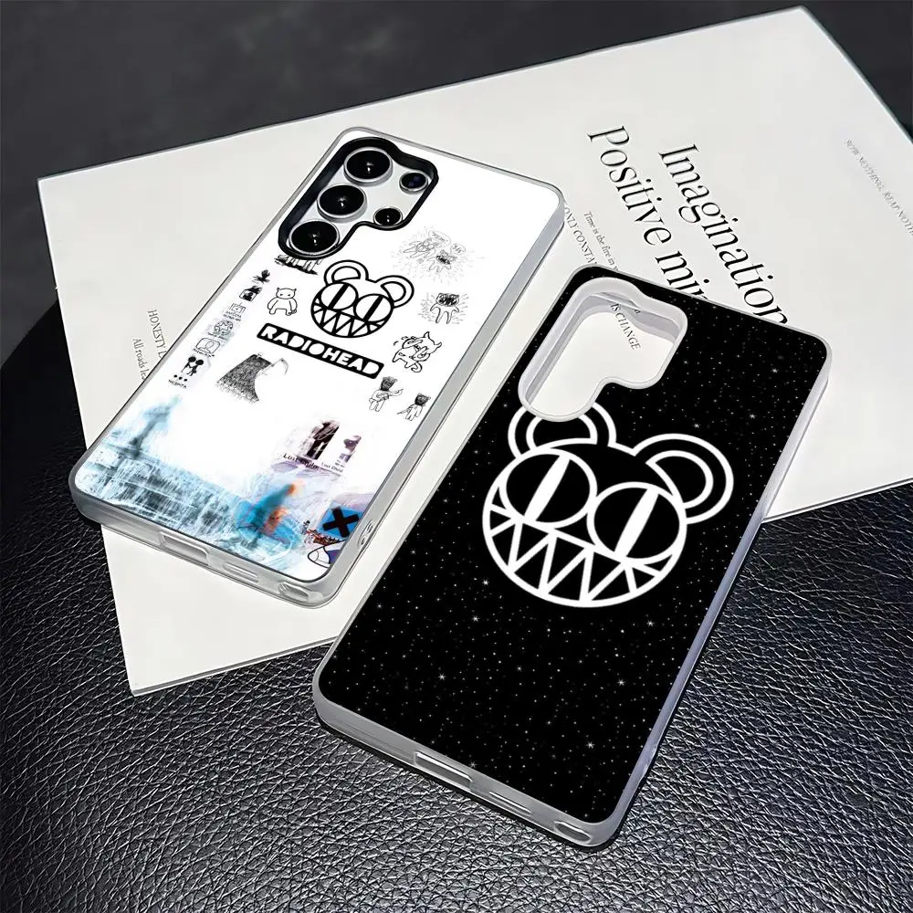 Cool Fashion Band radiohead Phone Case for Samsung S26 S25 S24 S23 S22 S21 FE Plus Ultra 2-in-1 Jelly silicone case