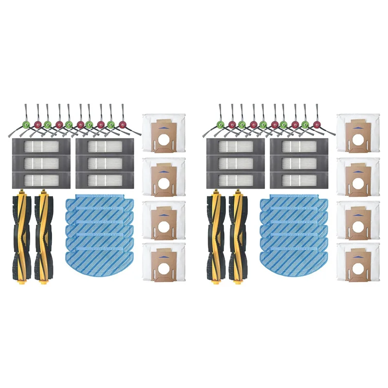 

AA49 2Set Accessories Kit Replacement For Ecovacs Deebot OZMO 920/950 / T5 / T8 / T8 AIVI / N7 N8 Pro T9 / T9MAX / T9