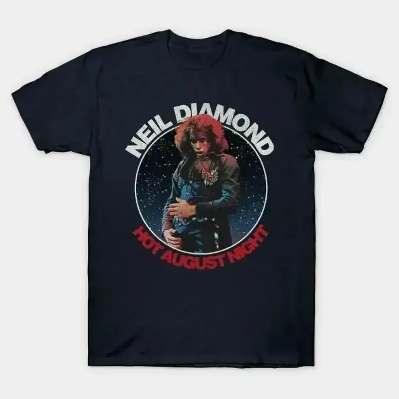 Porcupine Pie Neil Diamond Hot August Night You're So Sweet Play Me Rock T Shirt